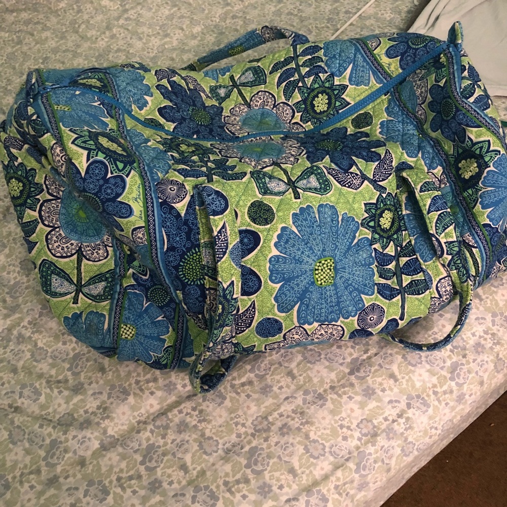 Large Vera Bradley duffel bag